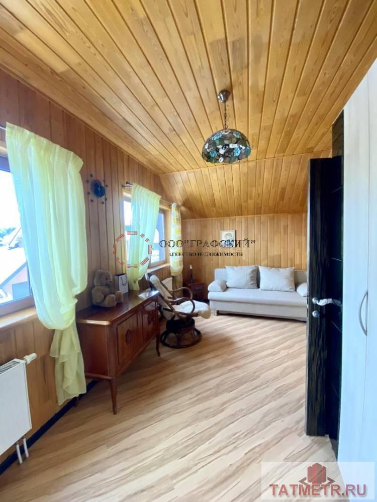 Продается шикарный дом — мечта в Лаишевском районе РТ, Зимняя горка. 2 — этажный дом из бруса выполнен полностью из... - 28
