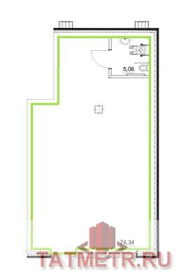  Продается помещение свободного назначения пл 79 кв м кв.м. в уникальном ЖК класса Комфорт+ в доме №2(см план)....