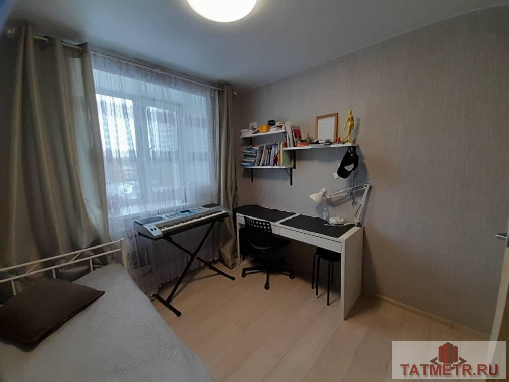 Продается квартира на среднем этаже в микрорайоне Мирный города Зеленодольск, в доме чистые подъезды и добрые соседи.... - 4