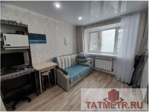 Продается однокомнатная квартира на среднем этаже в г. Зеленодольск. В квартире в 2021 году был произведен ремонт:... - 1