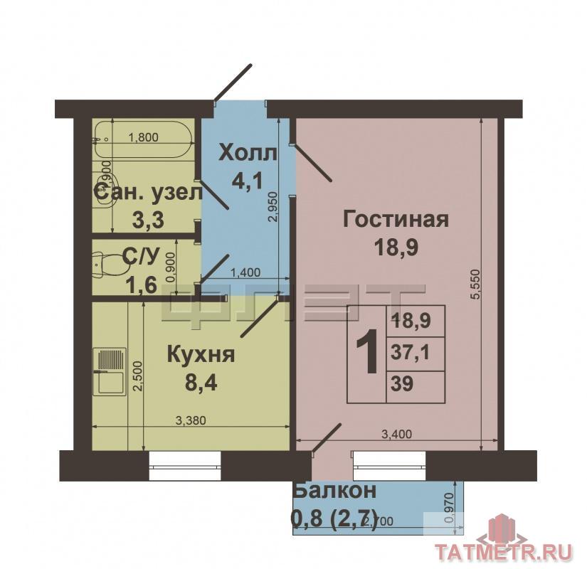 Вахитовский район ул.Карла Маркса,д.69  В историческом центре города, продается просторная квартира, с хорошим... - 9