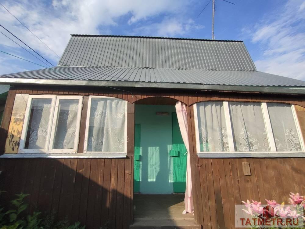 Продается ухоженная двухэтажная дача с отличной баней. Территория участка ровная, прямоугольная в городе Зеленодольск... - 1